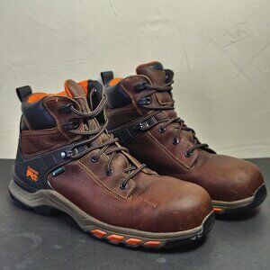 Timberland Pro Hypercharge 6" Comp Toe WP Work Boots Mens Size 10 W Wide Lace up